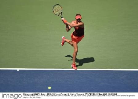 Kristina Mladenovic (FRA) TENNIS : US Open 2015 - 08 09 2015 TennisMagazine Panoramic 