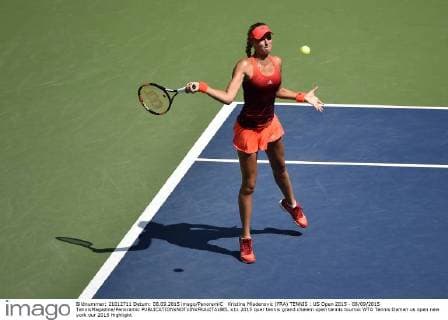 Kristina Mladenovic (FRA) TENNIS : US Open 2015 - 08 09 2015 TennisMagazine Panoramic 