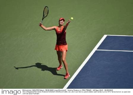 Kristina Mladenovic (FRA) TENNIS : US Open 2015 - 08 09 2015 TennisMagazine Panoramic 