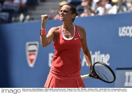 Roberta Vinci (ITA) TENNIS : US Open 2015 - 08 09 2015 TennisMagazine Panoramic 