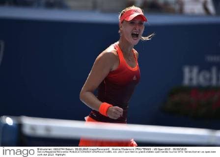 Kristina Mladenovic (FRA) TENNIS : US Open 2015 - 08 09 2015 TennisMagazine Panoramic 