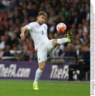 Luke Shaw of England - England vs Switzerland - UEFA EURO EM Europameisterschaft Fussball 2016 Qualifier - Wembley Stadium - London - 08 09 2015 Pic Philip Oldham SportImage EDITORIAL USE ONLY. No use with unauthorised audio, video, data, fixture lists, club league logos or live services. Online in-match use limited to 120 images, no video emulation. No use in betting, games or single club league player publications.