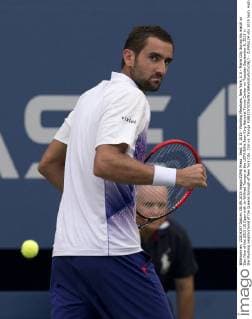 Sept. 8, 2015 - Flushing Meadows, New York, U.S - Marin Cilic during his match on Day Nine of the 2015 US Open with Jo-Wilfried Tsonga at the USTA Billie Jean King National Tennis Center on Tuesday September 8, 2015 in the Flushing neighborhood of the Queens borough of New York City. Cilic vs. Tsonga - ZUMAp124