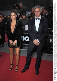 Portuguese football manager Jose Mourinho and daughter Matilde Mourinho attend the GQ Men Of The Year Awards at The Royal Opera House in London on September 8, 2015.  LON20150908237 PAULxTREADWAY