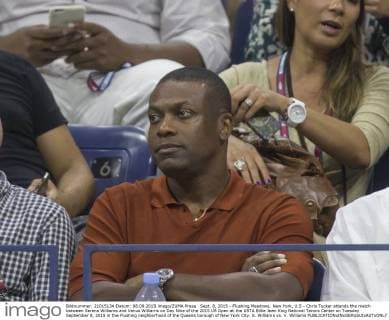Sept. 8, 2015 - Flushing Meadows, New York, U.S - Chris Tucker attends the match between Serena Williams and Venus Williams on Day Nine of the 2015 US Open at the USTA Billie Jean King National Tennis Center on Tuesday September 8, 2015 in the Flushing neighborhood of the Queens borough of New York City. S. Williams vs. V. Williams - ZUMAp124