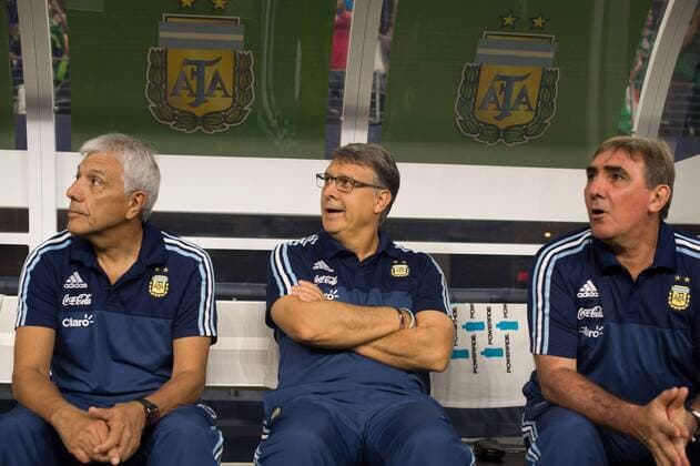 Gerardo Martino DT de Argentina. - Freundschaftsspiel Argentinien vs. Mexiko. Dallas