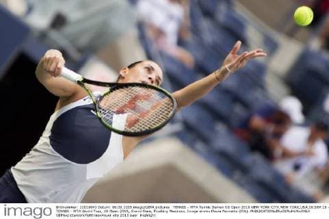TENNIS - WTA Tennis Damen US Open 2015 NEW YORK CITY,NEW YORK,USA,09.SEP.15 - TENNIS - WTA World Tour, US Open 2015, Grand Slam, Flushing Meadows. Image shows Flavia Pennetta (ITA). GEPAxpictures xMatthiasxHauer