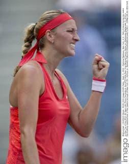 Sept. 9, 2015 - Flushing Meadows, New York, U.S - Petra Kvitova during her match on Day Ten of the 2015 US Open with Flavia Pennetta at the USTA Billie Jean King National Tennis Center on Wednesday September 9, 2015 in the Flushing neighborhood of the Queens borough of New York City. Kvitova vs. Pennetta - ZUMAp124