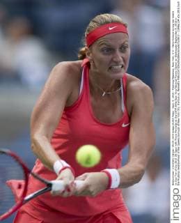 Sept. 9, 2015 - Flushing Meadows, New York, U.S - Petra Kvitova during her match on Day Ten of the 2015 US Open with Flavia Pennetta at the USTA Billie Jean King National Tennis Center on Wednesday September 9, 2015 in the Flushing neighborhood of the Queens borough of New York City. Kvitova vs. Pennetta - ZUMAp124