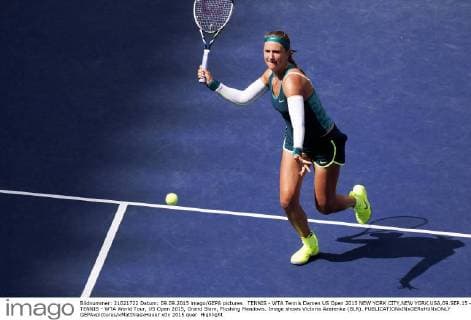 TENNIS - WTA Tennis Damen US Open 2015 NEW YORK CITY,NEW YORK,USA,09.SEP.15 - TENNIS - WTA World Tour, US Open 2015, Grand Slam, Flushing Meadows. Image shows Victoria Azarenka (BLR). GEPAxpictures xMatthiasxHauer