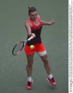 Sept. 9, 2015 - Flushing Meadows, New York, U.S - Simona Halep during her match on Day Ten of the 2015 US Open with Victoria Azarenka at the USTA Billie Jean King National Tennis Center on Wednesday September 9, 2015 in the Flushing neighborhood of the Queens borough of New York City. Halep vs. Azarenka - ZUMAp124