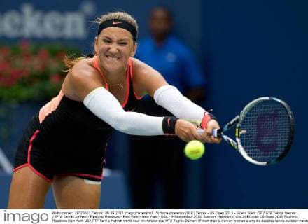 Victoria Azarenka (BLR) Tennis - US Open 2015 - Grand Slam ITF ATP Tennis Herren WTA Tennis Damen - Flushing Meadows - New York - New York - USA - 9 September 2015. Juergen Hasenkopf