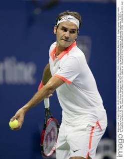Sept. 9, 2015 - Flushing Meadows, New York, U.S - Roger Federer during his match on Day Ten of the 2015 US Open with Richard Gasquet at the USTA Billie Jean King National Tennis Center on Wednesday September 9, 2015 in the Flushing neighborhood of the Queens borough of New York City. Federer vs. Gasquet - ZUMAp124