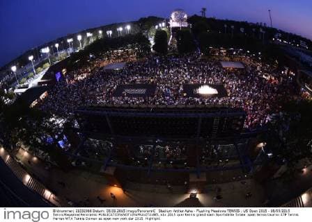 Stadium Arthur Ashe - Flushing Meadows TENNIS : US Open 2015 - 08 09 2015 TennisMagazine Panoramic 