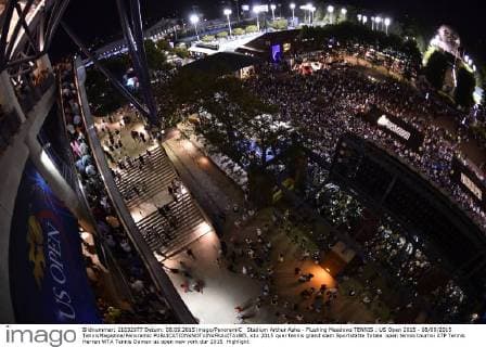 Stadium Arthur Ashe - Flushing Meadows TENNIS : US Open 2015 - 08 09 2015 TennisMagazine Panoramic 