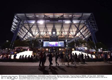 Stadium Arthur Ashe - Flushing Meadows TENNIS : US Open 2015 - 08 09 2015 TennisMagazine Panoramic 