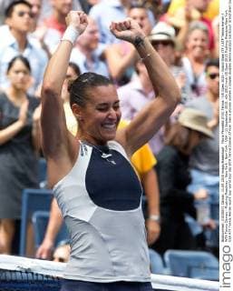Flavia Pennetta (ITA) Tennis - US Open 2015 - Grand Slam ITF ATP Tennis Herren WTA Tennis Damen - Flushing Meadows - New York - New York - USA - 11 September 2015.