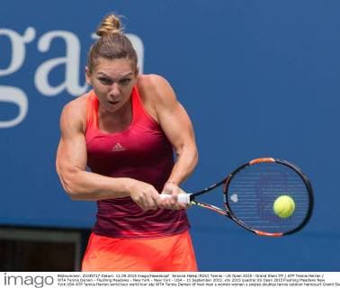 Simona Halep (ROU) Tennis - US Open 2015 - Grand Slam ITF ATP Tennis Herren WTA Tennis Damen - Flushing Meadows - New York - New York - USA - 11 September 2015.