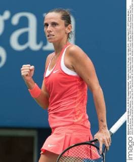 Roberta Vinci (ITA) Tennis - US Open 2015 - Grand Slam ITF ATP Tennis Herren WTA Tennis Damen - Flushing Meadows - New York - New York - USA - 11 September 2015.