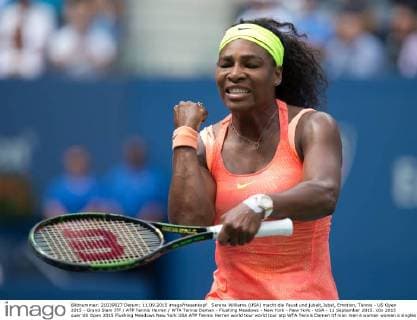 Serena Williams (USA) macht die Faust und jubelt,Jubel, Emotion, Tennis - US Open 2015 - Grand Slam ITF ATP Tennis Herren WTA Tennis Damen - Flushing Meadows - New York - New York - USA - 11 September 2015.
