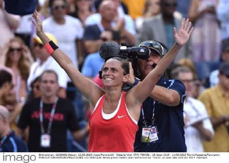 Roberta Vinci (ITA) TENNIS : US Open 2015 - 11 09 2015 TennisMagazine Panoramic 