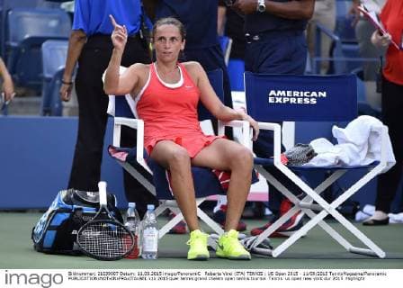 Roberta Vinci (ITA) TENNIS : US Open 2015 - 11 09 2015 TennisMagazine Panoramic 