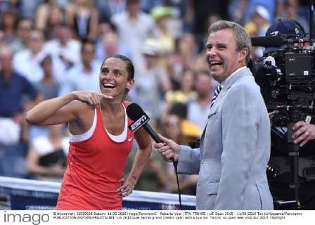 Roberta Vinci (ITA) TENNIS : US Open 2015 - 11 09 2015 TennisMagazine Panoramic 