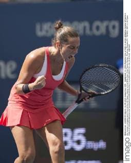 September 11, 2015 Roberta Vinci of Italy in action defeating Serena Williams in the women s singles semi-final at the US Open, played at the Billie Jean King Tennis Center, Flushing Meadow NY. TENNIS: SEP 11 US Open Icon250150911792 EDITORIAL USE ONLY