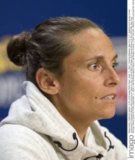 Sept. 11, 2015 - Flushing Meadows, New York, U.S - Roberta Vinci during a press conference PK Pressekonferenz after winning her match on Day 12 of the 2015 US Open with Serena Williams at the USTA Billie Jean King National Tennis Center on Friday September 11, 2015 in the Flushing neighborhood of the Queens borough of New York City. Roberta Vinci will play the final against Flavia Pennetta. US Open 2015 : Williams Grand Slam Ended by Unseeded Italian - ZUMAp124