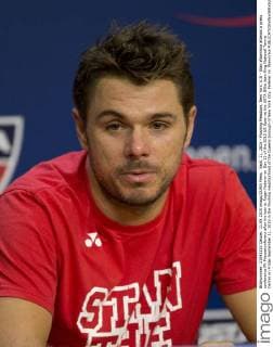 Sept. 11, 2015 - Flushing Meadows, New York, U.S - Stan Wawrinka attends a press conference PK Pressekonferenz after his loss to Roger Federer on Day 12 of the 2015 US Open at the USTA Billie Jean King National Tennis Center on Friday September 11, 2015 in the Flushing neighborhood of the Queens borough of New York City. Federer vs. Wawrinka - ZUMAp124