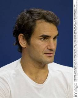 Sept. 11, 2015 - Flushing Meadows, New York, U.S - Roger Federer attends a press conference PK Pressekonferenz after his win over Stan Wawrinka on Day 12 of the 2015 US Open at the USTA Billie Jean King National Tennis Center on Friday September 11, 2015 in the Flushing neighborhood of the Queens borough of New York City. Federer vs. Wawrinka - ZUMAp124