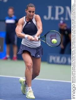 Flavia Pennetta (ITA) Tennis - US Open 2015 - Grand Slam ITF ATP Tennis Herren WTA Tennis Damen - Flushing Meadows - New York - New York - USA - 12 September 2015. Juergen Hasenkopf