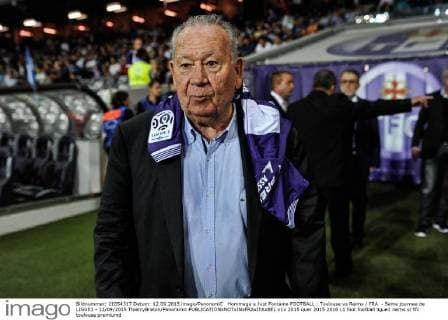 Hommage a Just Fontaine FOOTBALL : Toulouse vs Reims FRA - 5eme journee de LIGUE1 - 12 09 2015 ThierryBreton Panoramic 