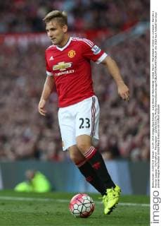 Luke Shaw of Manchester United ManU - Manchester United vs Liverpool - Barclay s Premier League - Old Trafford - Manchester - 12 09 2015 Pic Philip Oldham SportImage EDITORIAL USE ONLY. No use with unauthorised audio, video, data, fixture lists, club league logos or live services. Online in-match use limited to 120 images, no video emulation. No use in betting, games or single club league player publications.