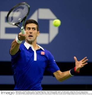 Novak Djokovic (SRB) Tennis - US Open 2015 - Grand Slam ITF ATP Tennis Herren WTA Tennis Damen - Flushing Meadows - New York - New York - USA - 13 September 2015.
