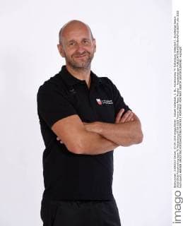 Aktuell Volleyball, 1. BL, Fotoshooting TV Rottenburg Volleyball 1. Bundesliga Saison 2015 2016 Fotoshooting beim TV Rottenburg 07.09.2015 Trainer Hans Peter Mueller - Angstenberger 