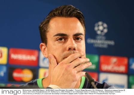 Torwart Diego Benaglio (VfL Wolfsburg) - Champions League Gruppe B Saison 2015-2016 Pressekonferenz VfL Wolfsburg vs. ZSKA Moskau in der Volkswagen Arena in Wolfsburg - Portrait,Deutschland, Fussball, Mann,Männer,14.09.2015