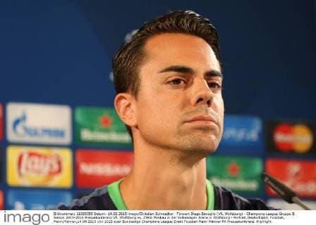 Torwart Diego Benaglio (VfL Wolfsburg) - Champions League Gruppe B Saison 2015-2016 Pressekonferenz VfL Wolfsburg vs. ZSKA Moskau in der Volkswagen Arena in Wolfsburg - Portrait,Deutschland, Fussball, Mann,Männer,14.09.2015