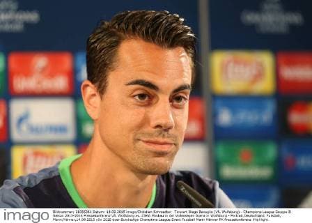 Torwart Diego Benaglio (VfL Wolfsburg) - Champions League Gruppe B Saison 2015-2016 Pressekonferenz VfL Wolfsburg vs. ZSKA Moskau in der Volkswagen Arena in Wolfsburg - Portrait,Deutschland, Fussball, Mann,Männer,14.09.2015