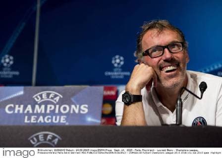 Sept. 14, 2015 - Paris, Frankreich - Laurent Blanc - Champions League, Pressekonferenz Paris Saint Germain PSG  - ZUMAb138