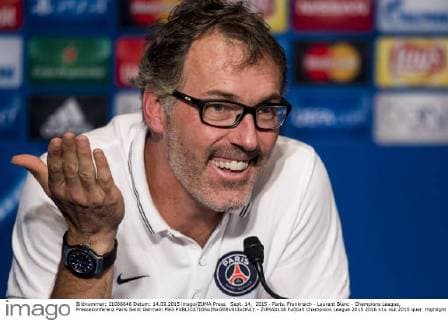Sept. 14, 2015 - Paris, Frankreich - Laurent Blanc - Champions League, Pressekonferenz Paris Saint Germain PSG  - ZUMAb138