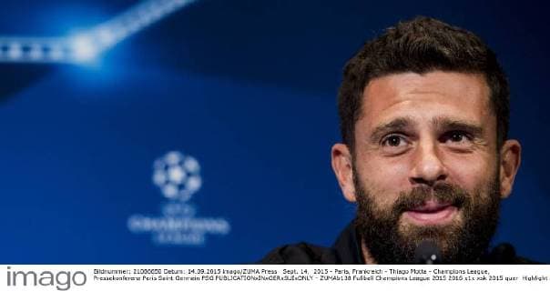 Sept. 14, 2015 - Paris, Frankreich - Thiago Motta - Champions League, Pressekonferenz Paris Saint Germain PSG  - ZUMAb138