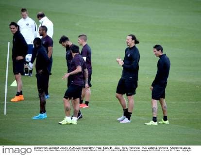 Sept. 14, 2015 - Paris, Frankreich - PSG, Zlatan Ibrahimovic - Champions League, Training Paris Saint Germain PSG  - ZUMAb138