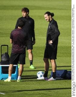 Sept. 14, 2015 - Paris, Frankreich - Zlatan Ibrahimovic - Champions League, Training Paris Saint Germain PSG  - ZUMAb138