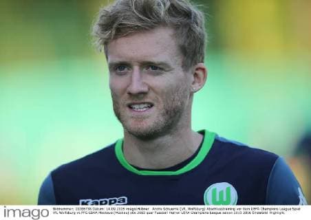 Andre Schuerrle (VfL Wolfsburg) Abschlusstraining vor dem UEFA Champions League Spiel VfL Wolfsburg vs PFC CSKA Moskava (Moskau)