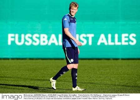 Andre Schürrle (VfL Wolfsburg) - Champions League Gruppe B Saison 2015-2016 Abschlusstraining VfL Wolfsburg vs. ZSKA Moskau am VfL Center in Wolfsburg - Freisteller,Deutschland, Fussball, Mann,Männer,14.09.2015