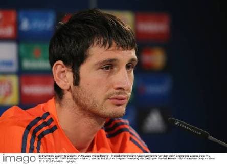 Pressekonferenz und Abschlusstraining vor dem UEFA Champions League Spiel VfL Wolfsburg vs PFC CSKA Moskava (Moskau), hier im Bild 10 Alan Dzagoev (Moskava)