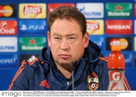 Trainer Leonid Slutski (ZSKA Moskau) - Champions League Gruppe B Saison 2015-2016 Abschlusstraining und Pressekonferenz ZSKA Moskau in der Volkswagen Arena in Wolfsburg - Portrait,Deutschland, Fussball, Mann,Männer,14.09.2015