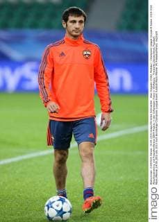 Alan Dzagoev (ZSKA Moskau) - Champions League Gruppe B Saison 2015-2016 Abschlusstraining und Pressekonferenz ZSKA Moskau in der Volkswagen Arena in Wolfsburg - Freisteller,Deutschland, Fussball, Mann,Männer,14.09.2015