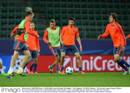 Alan Dzagoev (Mi.,ZSKA Moskau) - Champions League Gruppe B Saison 2015-2016 Abschlusstraining und Pressekonferenz ZSKA Moskau in der Volkswagen Arena in Wolfsburg - Deutschland, Fussball, Mann,Männer,14.09.2015